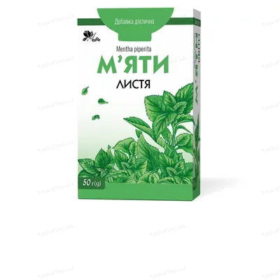 М'яти листя по 50 г у пач. Ronpharm
