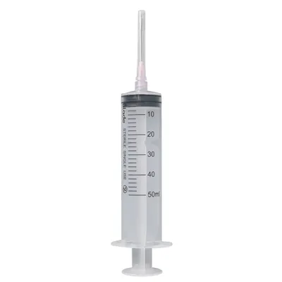 Шприц 50 мл Blade 3-х компонентний Luer Lock з голкою 18G (1,2 х 40 мм), зелений поршень, 1 штука