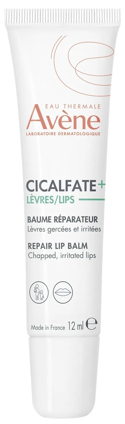 Бальзам для губ Avene Cicalfate+ для потрісканих, подразнених губ, 12 мл