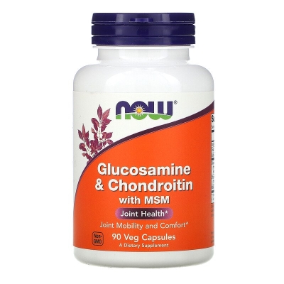 Хондропротектор NOW Glucosamine & Chondroitin & MSM капсулы №90