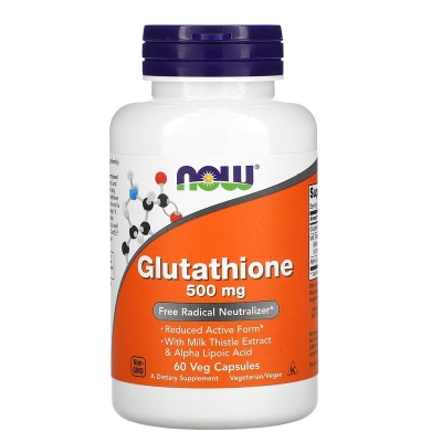 Глутатион NOW Glutathione 500 мг веганские капсулы №60