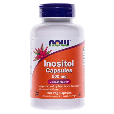 Инозитол NOW Inositol 500 мг капсулы №100