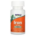 Железо NOW Iron Ferrochel(r) 18 мг веганские капсулы №120
