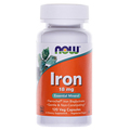 Железо NOW Iron Ferrochel(r) 18 мг веганские капсулы №120