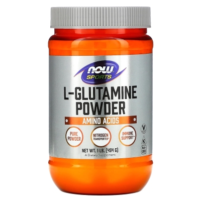 Аминокислота NOW L-Glutamine, 454 г