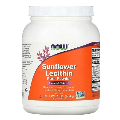 Лецитин подсолнечный NOW Sunflower Lecithin, 454 г