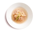 Корм вологий Cherie Flaked Yellowfin Mix Skipjack Tuna & Shrimp для котів з ніжними шматочками тунця та креветок в соусі, 80 г
