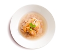 Корм вологий Cherie Flaked Yellowfin Mix Skipjack Tuna & Wild Salmon для котів з ніжними шматочками тунця та дикого лосося в соусі, 80 г