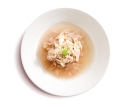 Корм влажный Cherie Flaked Yellowfin Mix Skipjack Tuna & Chiken для кошек с нежными кусочками тунца и курицы в соусе, 80 г