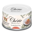 Корм вологий Cherie Indoor Hairball Control для котів з тунцем та креветками в соусі для запобігання утворення шерстяних грудочок, 80 г