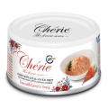 Корм влажный Cherie Complete & Balanced Diet для кошек с кусочками тунца и моркови в соусе для поддержания мочевыводящих путей, 80 г