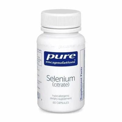 Селен (цитрат) Pure Encapsulations Selenium (citrate), 60 капсул