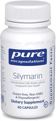 Силімарин Pure Encapsulations Silymarin, 60 капсул