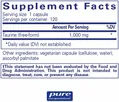 Таурин Pure Encapsulations Taurine 1000 мг, 120 капсул