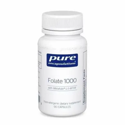 Фолат Pure Encapsulations 1000 мг, 90 капсул