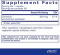 Хром (пиколинат) Pure Encapsulations Chromium (picolinate) 200 мкг, 60 капсул