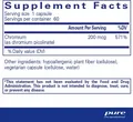 Хром (піколінат) Pure Encapsulations Chromium (picolinate) 200 мкг, 60 капсул
