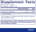 Цинк Pure Encapsulations Zinc 15 мг, 180 капсул