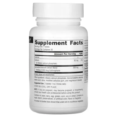 Екстракт броколі Source Naturals Broccoli Sprouts Extract, 60 таблеток