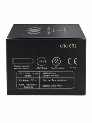 Презервативи OLO 001 Feeling Ultrathin ультратонкі з гіалуроновою кислотою, 10 штук