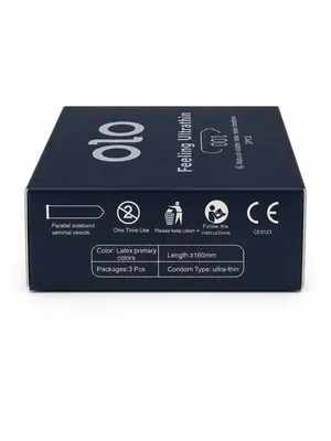 Презервативи OLO 001 Feeling Ultrathin ультратонкі з гіалуроновою кислотою, 3 штуки