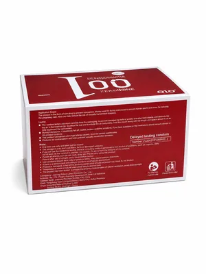 Презервативи OLO 001 Red ультратонкі, ваніль, 10 штук