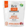 Корм сухий Brit Care Dog Hypoallergenic Adult Medium Breed гіпоалергенний для собак середніх порід, ягня, 1 кг