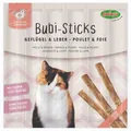 Ласощі Bubimex Bubi Sticks with Poultry and Liver Снеки жувальні з птицею і печінкою для котів, 30 г