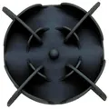 Килимок для собак Bubimex Bubichef для повільного годування, розмір S/M, чорний