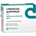 Глюкоза-Дарниця розчин д/ін. 40 % по 20 мл №10 в амп.