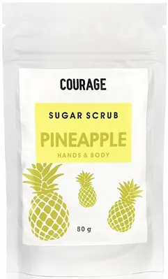 Скраб для тіла Courage Pineapple цукровий mini ананас, 50 г