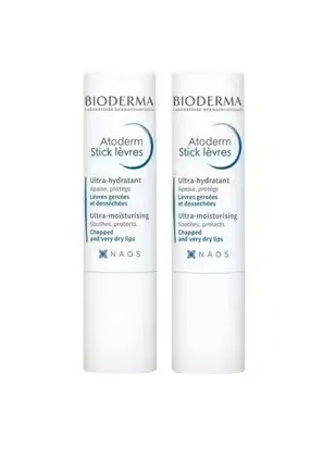 Стік для губ Bioderma Atoderm duo для сухої шкіри, 2 шт х 4 г
