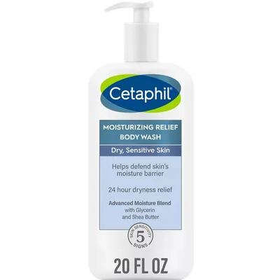 Засіб для тіла Cetaphil Moisturizing Relief Body Wash зволожуючий для очищення сухої та чутливої шкіри, 591 мл