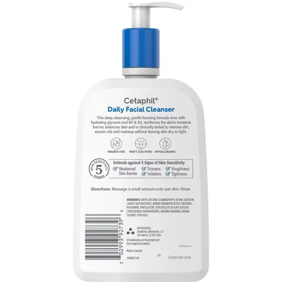 Засіб для щоденного очищення шкіри обличчя Cetaphil Daily Facial Cleanser, 591 мл