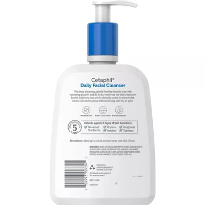 Засіб для щоденного очищення шкіри обличчя Cetaphil Daily Facial Cleanser, 473 мл