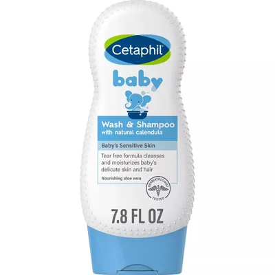 Гель-шампунь дитячий Cetaphil Baby Wash & Shampoo з календулою, 230 мл