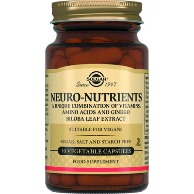 Нейронутрієнтс Solgar Neuro-Nutrients вег. капсули №30