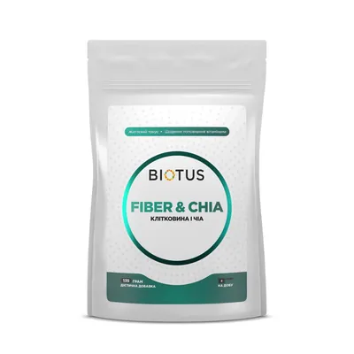 Клітковина і чіа Biotus Fiber & Chia, 135 г