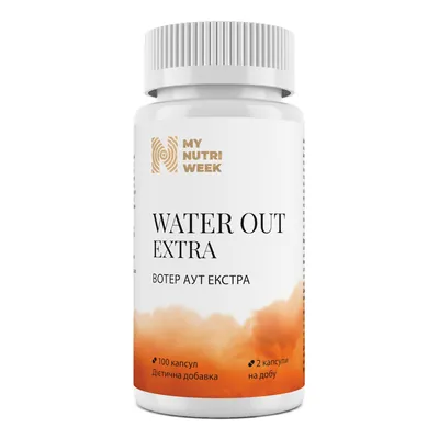 Вотер аут екстра MyNutriWeek Water Out Extra, 100 капсул