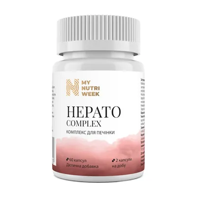 Комплекс для печінки MyNutriWeek Hepato Complex, 60 капсул