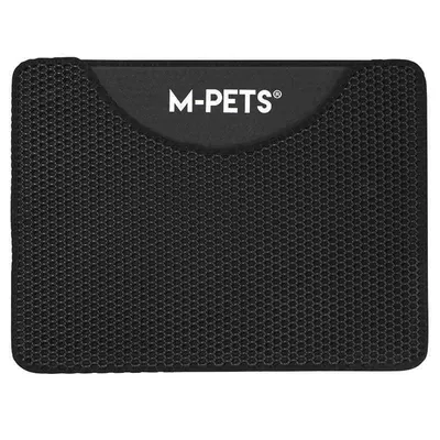 Килимок M-Pets Duplex Cat Litter Mat Horizontal горизонтальний для котячого туалету, чорний, 45х65 см