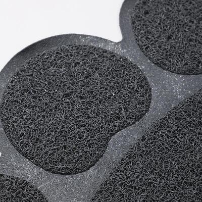 Килимок M-Pets Paw Cat Litter Mat для котячого туалету, сірий, 60х40 см