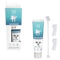 Набір для зубів M-Pets Whitening Toothpaste Kit для собак відбілююча зубна паста + щітки