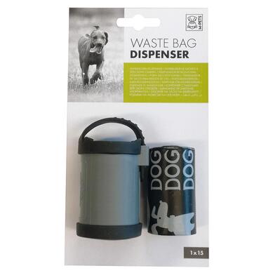 Набір для прибирання за собакою M-Pets Waste Bag Dispenser диспенсер + 1 рулон пакетів
