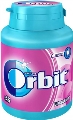 Жевательная резинка Orbit Bubblemint без сахара с фруктовым и мятным ароматом, банка, 46 штук