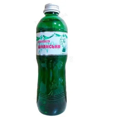 Вода мінеральна Шаянська сильногазована, 0,5 л скло