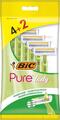 Набор бритв без сменных картриджей Bic Pure 3 Lady, 4+2 шт