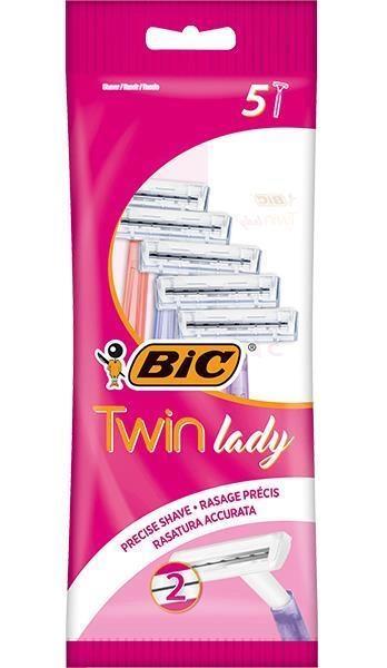 Набор бритв без сменных картриджей Bic Twin Lady, 5 шт