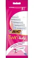 Набір бритв без змінних картриджів Bic Twin Lady, 5 шт