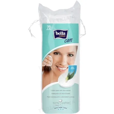 Ватні подушечки Bella Cotton Care з екстрактом алое, 70 штук
